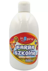 InSpiria Farba szkolna bia�a 500 ml