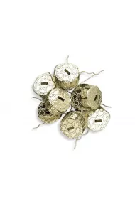 dpCraft Zawieszki dobombek 18mm z�ote 10 szt