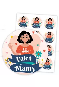 LearnHow Naklejki na dzie� mamy