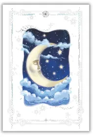 DaVinci Karnet 12x18cm + koperta Ksi�yc