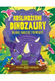 Ro�lino�erne dinozaury. Ponad 250 naklejek