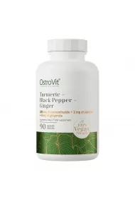 OstroVit Kurkumina + Czarny Pieprz + Imbir VEGE suplement diety 90 kaps.