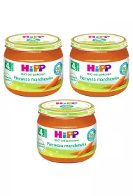 Hipp Pierwsza marchewka po 4. miesicu zestaw 3 x 80 g Bio
