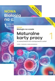 Pakiet NOWA Biologia na czasie 1. Podr�cznik i maturalne karty pracy dla liceum og�lnokszta�c�cego i technikum. Zakres rozszerzony. Edycja 2024
