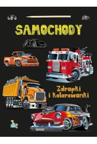 Samochody. Zdrapki i kolorowanki