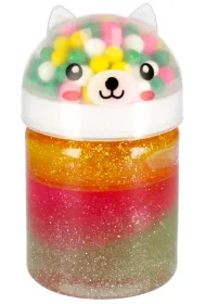 Gluty slime masa plastyczna brokatowa z kuleczkami kotek mi� mix 21528 Zawada