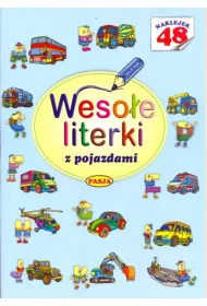 Weso�e literki z pojazdami