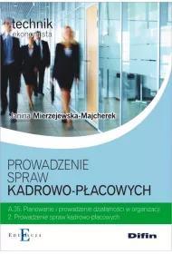 Prowadzenie spraw kadrowo-p�acowych A.35.2