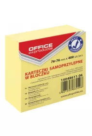 Notes samoprzylepny Office Products 76x76 (14048611-06)400k.jasno-��ty pastel