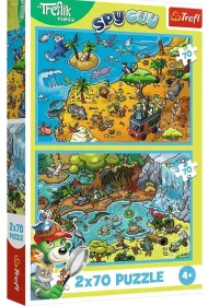 Puzzle 2x70 el. Trefliki w Krainie Zwierz�t