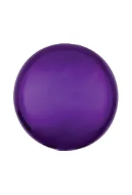 Amscan Balon foliowy kula fioletowa (niepakowany) 38cm