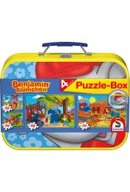 Puzzle 4w1 - S�o� Benjamin w walizce (2x26 el. + 2x48 el.) Schmidt