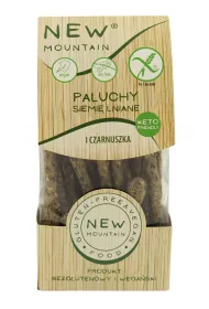 New Moutain Paluchy z siemieniem lnianym i czarnuszk bezglutenowe 200 g