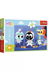 Puzzle 60 el. Czas pozna� Milo Trefl