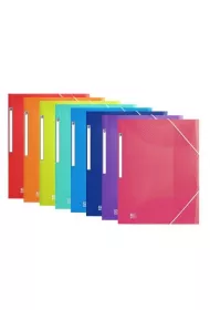 Oxford Teczka wska A4+ PP Urban przejrzysty mix 10 szt.