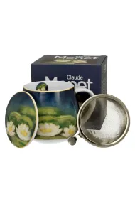 Duo Sp. z o.o. Kubek baryka z zaparzaczem Monet Nenufars 430 ml