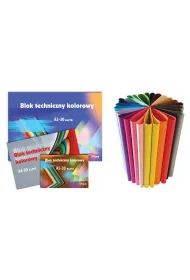 Kreska Blok techniczny kolorowy ELITE A4 30 kartek 170gm