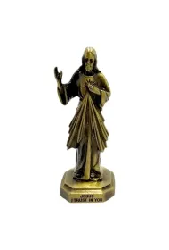 Figurka metalowa Jezus Mi�osierny 6cm
