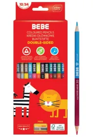 Interdruk Kredki o��wkowe z temper�wk� 12/24 BEBE Kid 12 szt.