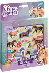 Grafix Naklejki I love horses