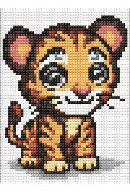 Ideyka Diamentowa mozaika - Ma�y drapie�nik 15x20cm