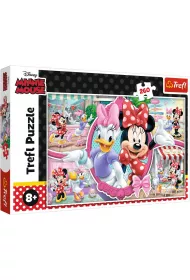 Puzzle 260 el. Weso�y dzie� Minnie Trefl