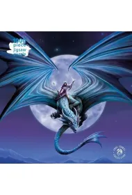Puzzle 1000 el. Moonstone Anne Stokes Smok i ksi�yc Flame Tree