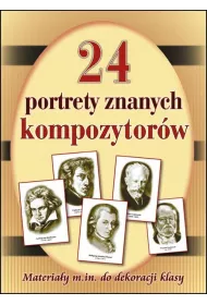 24 portrety znanych kompozytor�w Teczka
