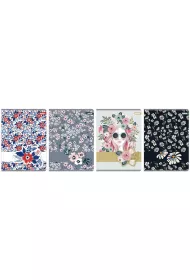 Beniamin Zeszyt A5 Flower kratka 80 kartek 5 szt.