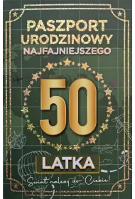 Yeku Karnet Urodziny 50 Nowy paszport m�skie