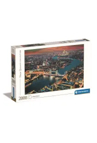 Puzzle 2000 el. HQ London aerial view Clementoni