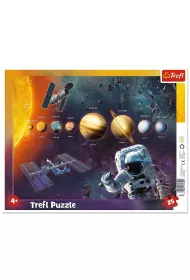 Puzzle ramkowe 25 el. Uk�ad S�oneczny Trefl