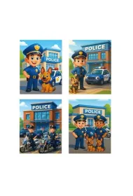 W&k Torebka prezentowa S Policja