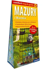 Mazury i Warmia 2w1 przewodnik i mapa laminowana 2026