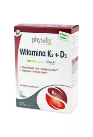 Physalis Witamina K2 + D3 tabletki podjzykowe Suplement diety 60 szt.
