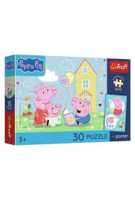 Puzzle 30el Premium Peppa na pla�y TREFL 18345