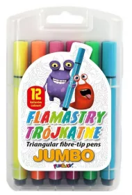 Titanum Flamastry Jumbo tr�jkatne w etui 12 szt.