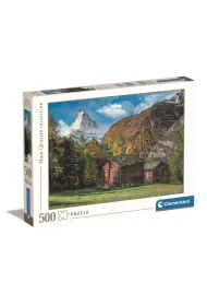 Puzzle 500 el. HQ Charming Matterhorn Clementoni