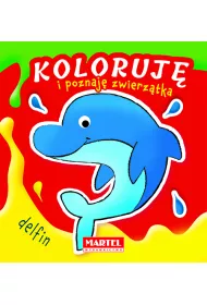 Koloruj i poznaj zwierztka. Delfin