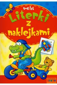 Literki z naklejkami. 5-6 lat
