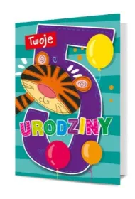 Pan Dragon Karnet B6 Twoje 5 Urodziny