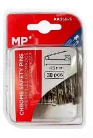 Mp Main Paper Agrafki srebrne 45mmx30szt