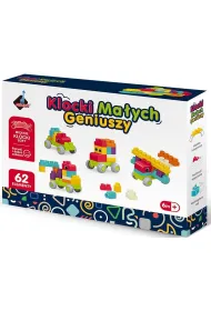 Klocki ma�ych geniuszy Soft mi�kkie 62el