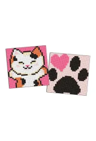 Diamentowa mozaika na magnesie IDEYKA 9x9 cm kids Puszyste U�ciski