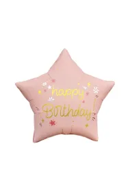 Godan Balon foliowy Gwiazda Happy Birthday 44cm