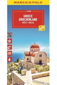 Grecja. Mapa drogowa w skali 1:350 000