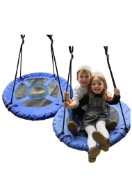 Hu�tawka ogrodowa bocianie gniazdo niebieska 80cm LeanToys