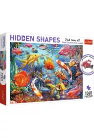 Puzzle Hidden Shapes 1060 el. Podwodne ycie Trefl