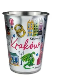 Pan Dragon Metalowy kubek Krak�w 250ml ILP-KUB-M-KRA-01