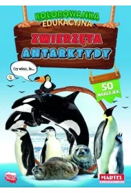 Kolorowanka edukacyjna Zwierzta Antarktydy